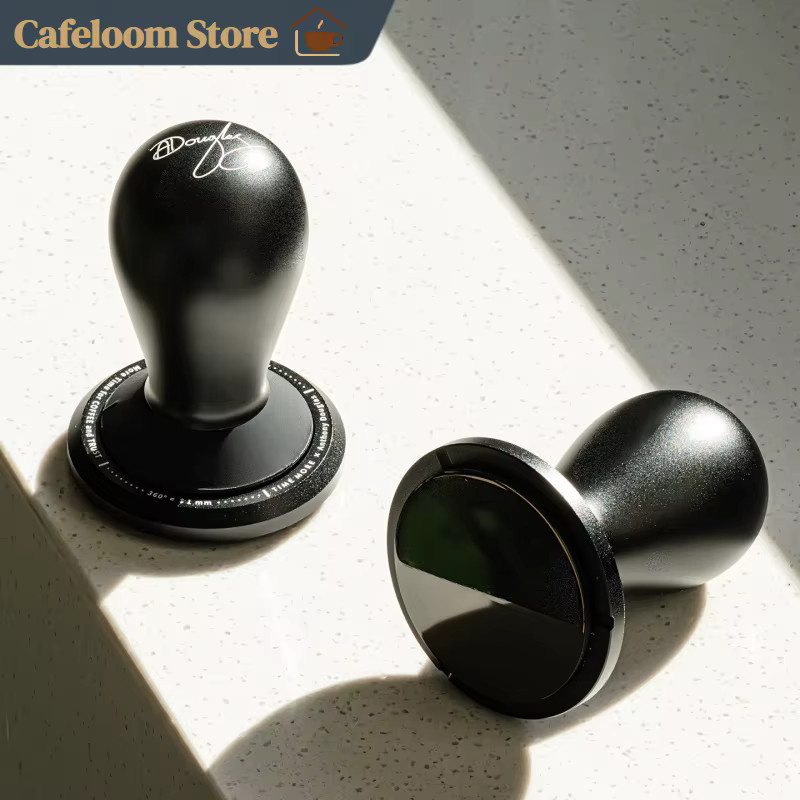 Timemore X Anthony Douglas Selbstnivellierender Kaffeestampfer für Espresso-Maschinen in Schwarz aus Metall - Bild 4