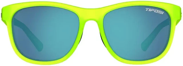 Tifosi Swank Sportsonnenbrille, Unisex, Vollrand, Square, TR90, Green, Yellow - Bild 1