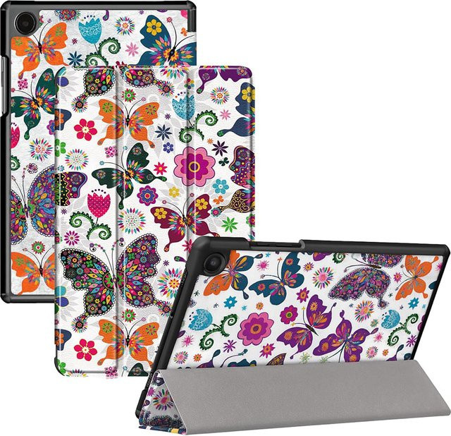 Techsuit FoldPro Butterfly Schutzhülle für Samsung Galaxy Tab A11 und Tab A9, Mehrfarbig - Bild 1