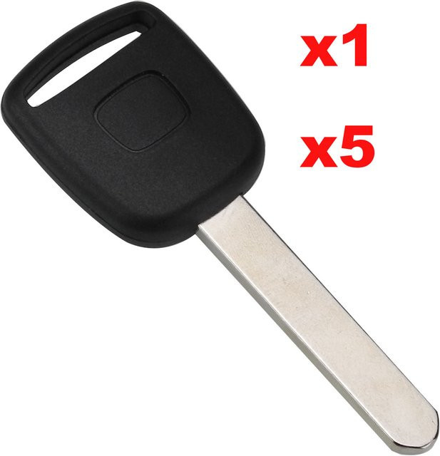 Jingyuqin Ersatz-Autoschlüssel Transponder-Zündschale für Honda CR-V XR-V Accord Civic Jade in Schwarz ohne Chip - Bild 1