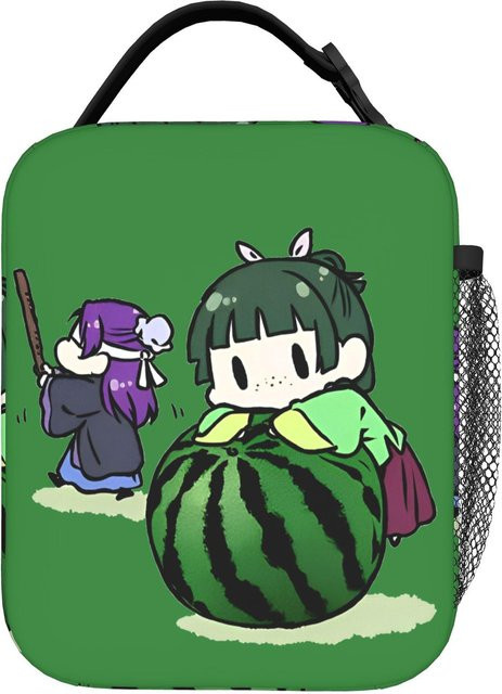 Fancy Style Studio Maomao Anime Isoliertasche für deine Lunchbox, auslaufsicher und wiederverwendbar, Farbe: Grün, One Size - Bild 1