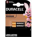 Duracell AAAA Ultra Mini Alkaline Batterien 1,5V 600 mAh 2 Stück - Bild 3