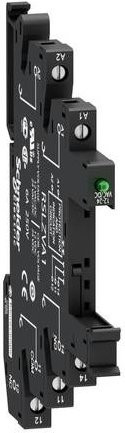Schneider Electric RSLZVA3 Relaissockel, 10 Stück, Schwarz - Bild 1