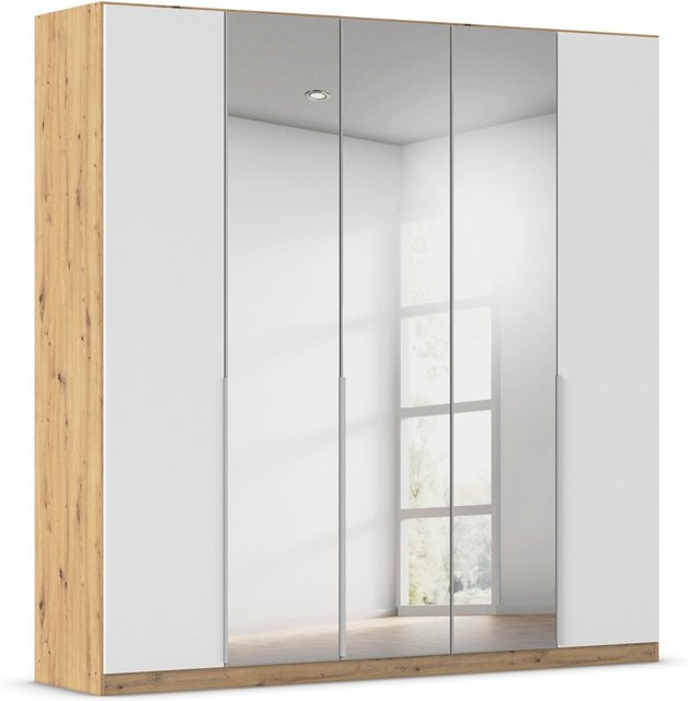 RAUCH Drehtürenschrank Alabama mit Spiegel in Weiß und Eiche Artisan, B: 229 cm, H: 226 cm - Bild 1