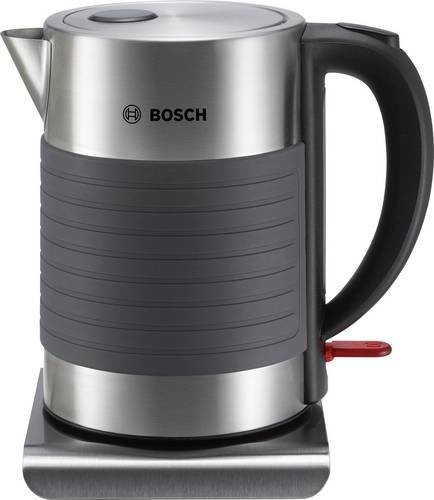 Bosch Wasserkocher TWK7S05 aus Edelstahl in Schwarz und Grau - Bild 1