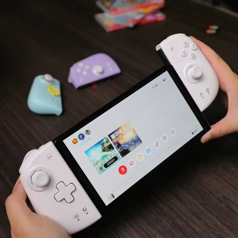 MOBAPAD M6 HD Gemini 2 Bluetooth Wireless Game Controller mit Sensing Joystick Gamepad für Nintendo Switch und Switch OLED in Weiß - Bild 3