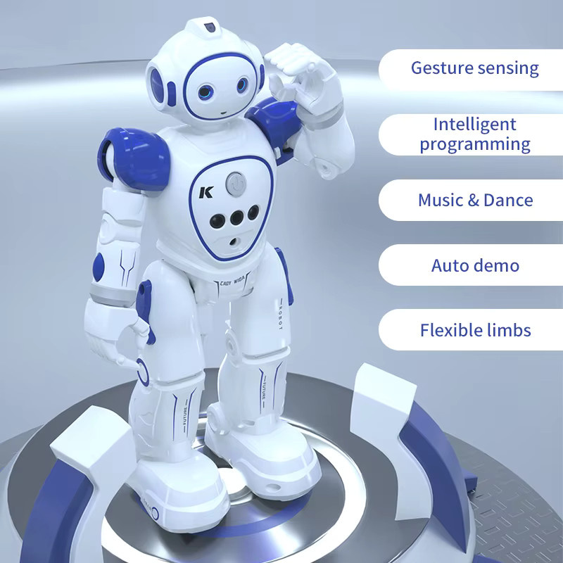 Hywiwine Emo Smart Roboter, RC, mit Musik und Tanz, Rosa / Pink, Weiß - Bild 2