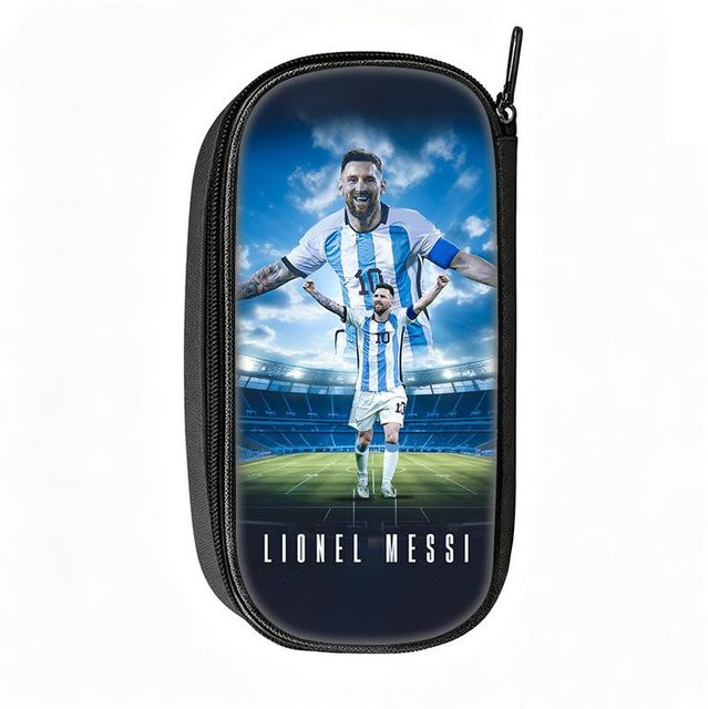 Var Vogue Federmäppchen M-Messi Muster Stifteetui aus Nylon in Multicolour - Bild 1