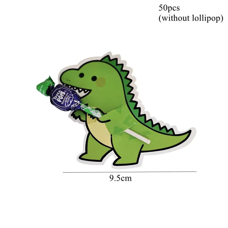 Dinosaurier Party Dekoration aus Papier mit Cupcake Toppern und Strohhalmen in Grün für Kindergeburtstage - Bild 2