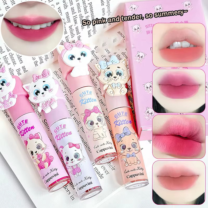 Cappuvini Lippenstift Mousse, Pfirsichrosa, Unisex - Bild 2