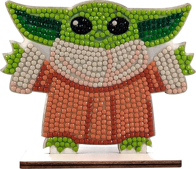 Diamond Painting Crystal Art Buddy Grogu ab 6 Jahren - Bild 1