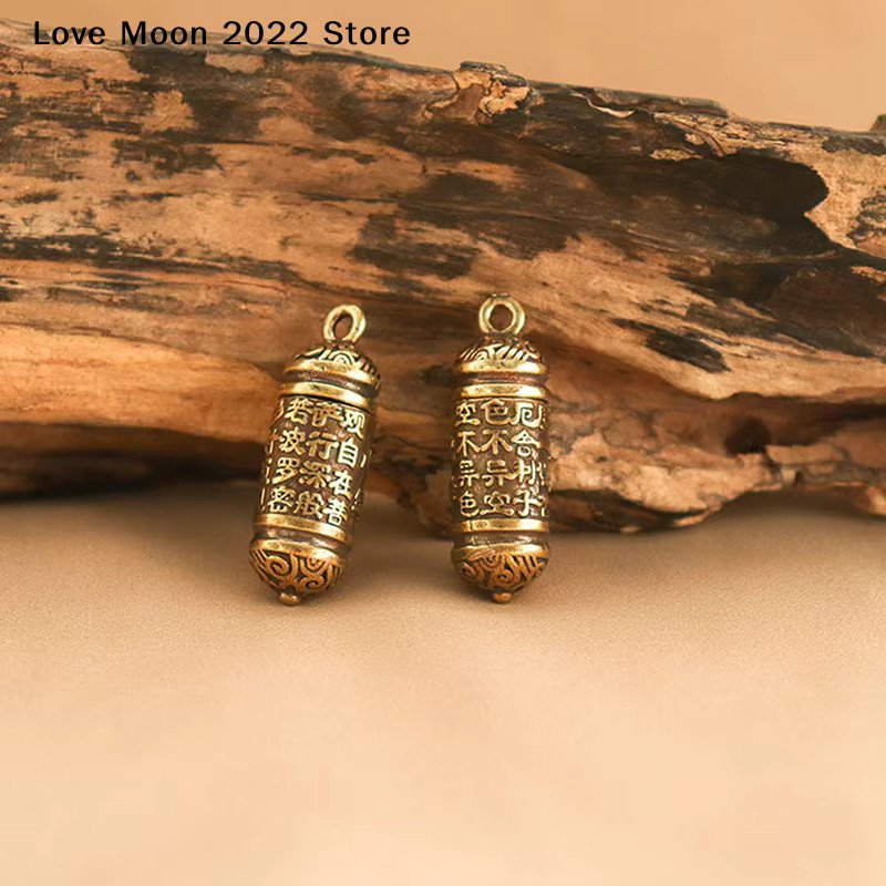 JCSYFAC Anhänger Messing, Buddha Flasche, Gold, Vintage, Unisex - Bild 2