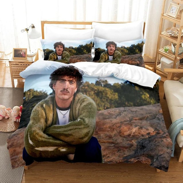 Benson Boone Konzert Bettwäsche Set aus Mikrofaser mit Motiv für Erwachsene, Multicolor, B/H: 135 x 200 cm - Bild 1