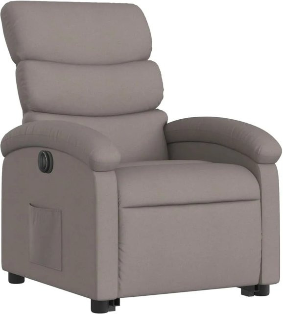 vidaXL Relaxsessel mit elektrischer Aufstehhilfe in Taupe aus Stoff Modell 8 - Bild 1