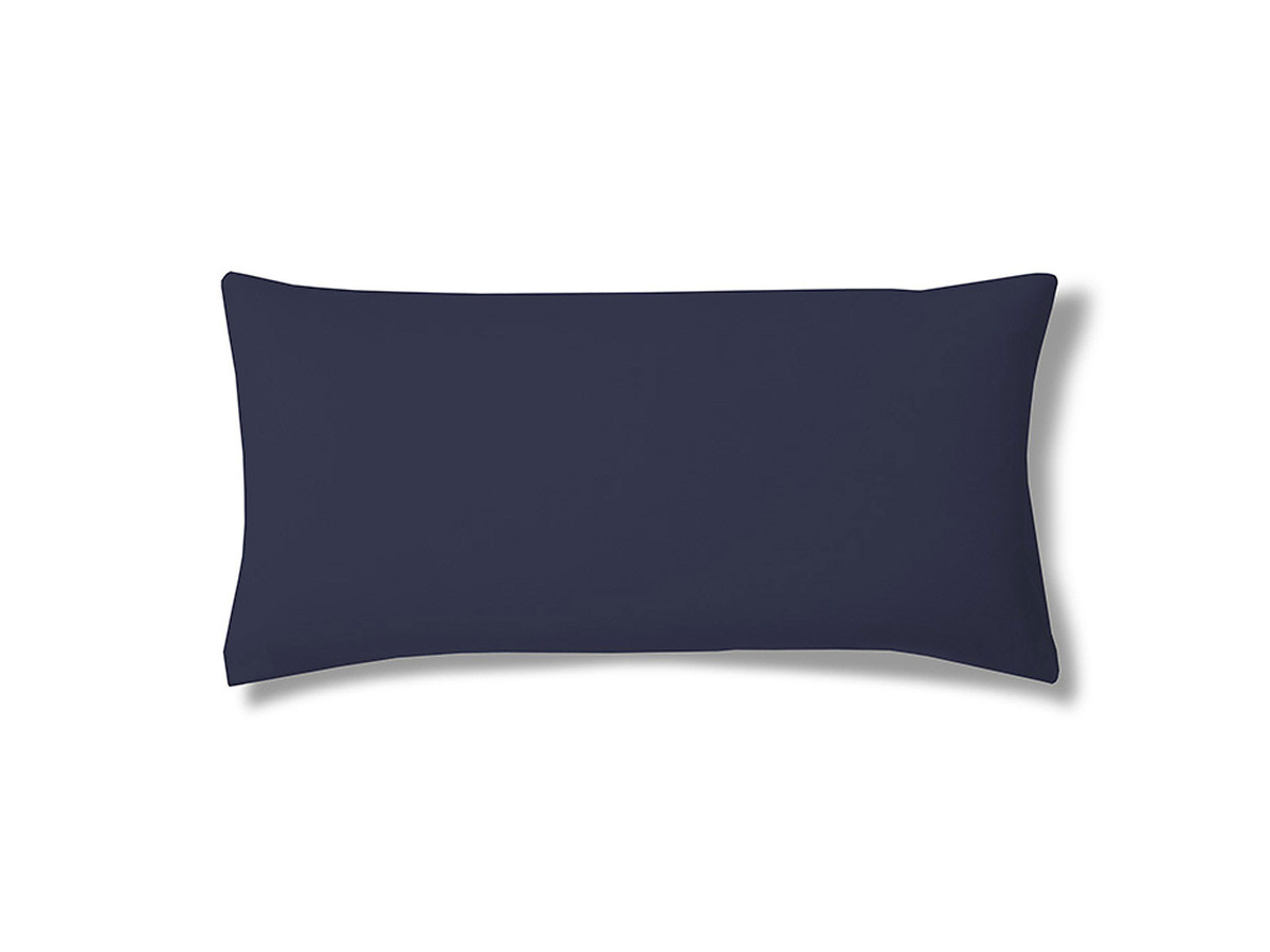 Estella Feinjersey Kissenbezug mit Reißverschluss aus Baumwolle, Blau, 80 x 80 cm - Bild 1