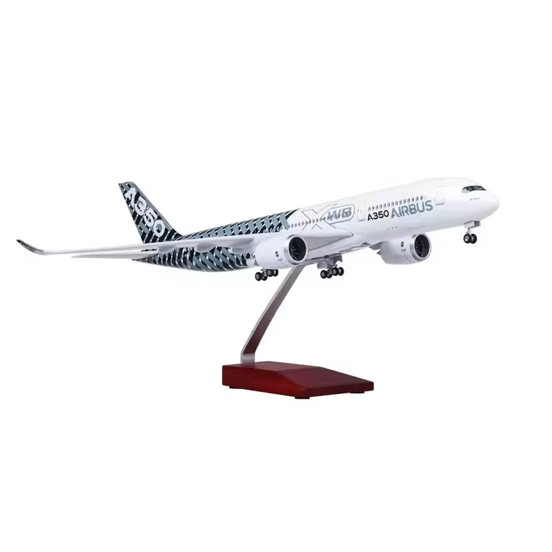 ZOCO A350 Prototyp XWB Airlines Flugzeugmodell, 1/142 Maßstab, mit Licht und Fahrwerk - Bild 3