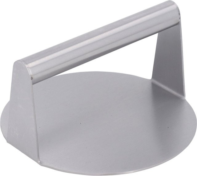 TOMTOP JMS Burgerpresse aus Edelstahl in Grau mit Antihaftbeschichtung, Durchmesser: 14 cm - Bild 1