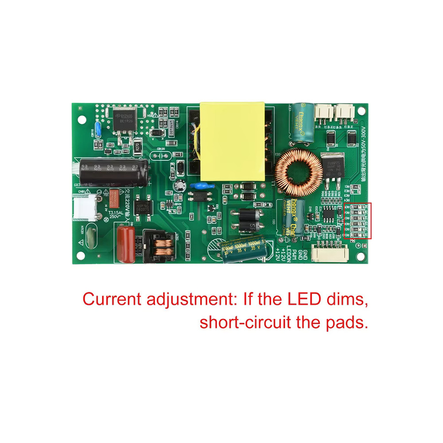 Aideepen Universeller LED-LCD-TV-Hintergrundbeleuchtungs-Treiber mit automatischer Spannungsregulierung, 100W, AC 220V, für 40-55 Zoll Fernseher - Bild 2