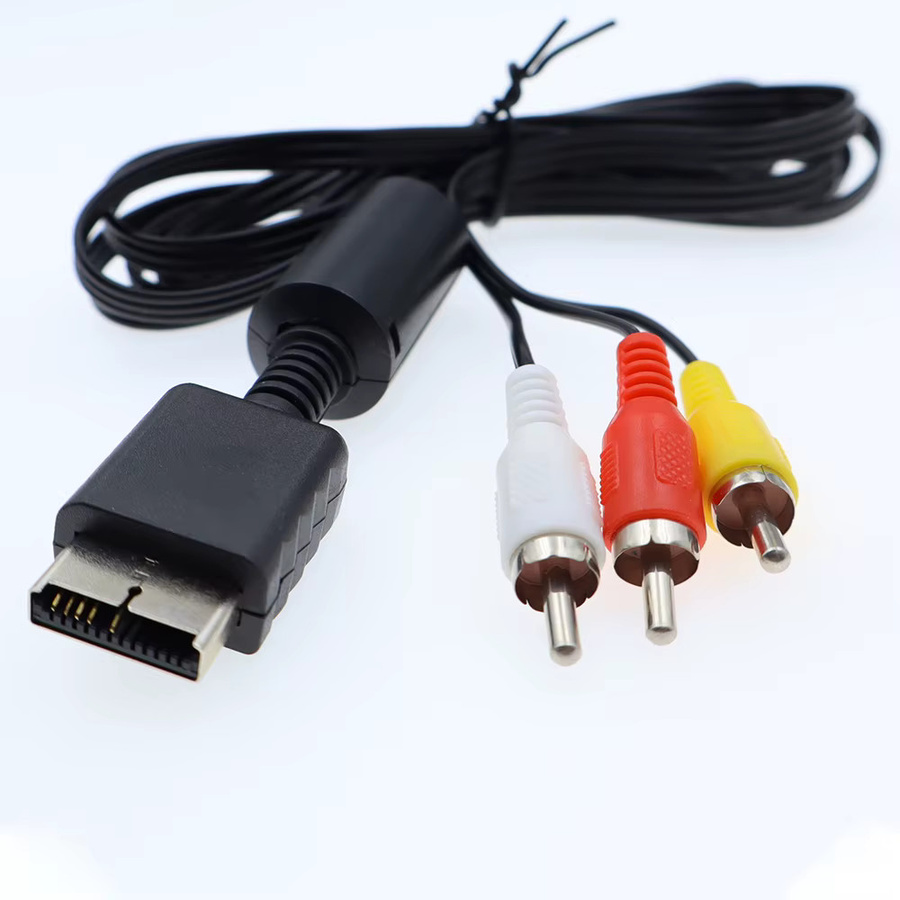 TingDong RCA AV-Verbundkabel für PS2 und PS3 Konsolen, Länge: 1,8 m - Bild 2