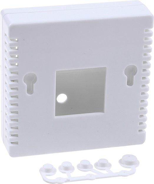 KOQZM Projektbox-Gehäuse in Weiß mit 5 Tasten für 1602 LCD-Displays, B/T/H: 8,6 x 8,6 x 2,6 cm - Bild 1
