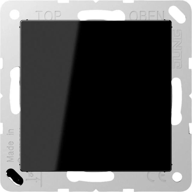 Jung Blind-Abdeckung aus Thermoplast in Schwarz inklusive Tragring - Bild 1