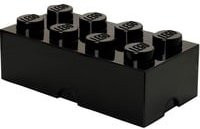 LEGO Storage Brick 8 Aufbewahrungsbox schwarz stapelbar - Bild 1
