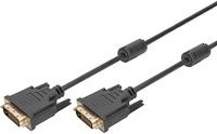Digitus DVI-D Anschlusskabel 24+1pol. auf 24+1pol., Länge: 2,00 m, Schwarz - Bild 1