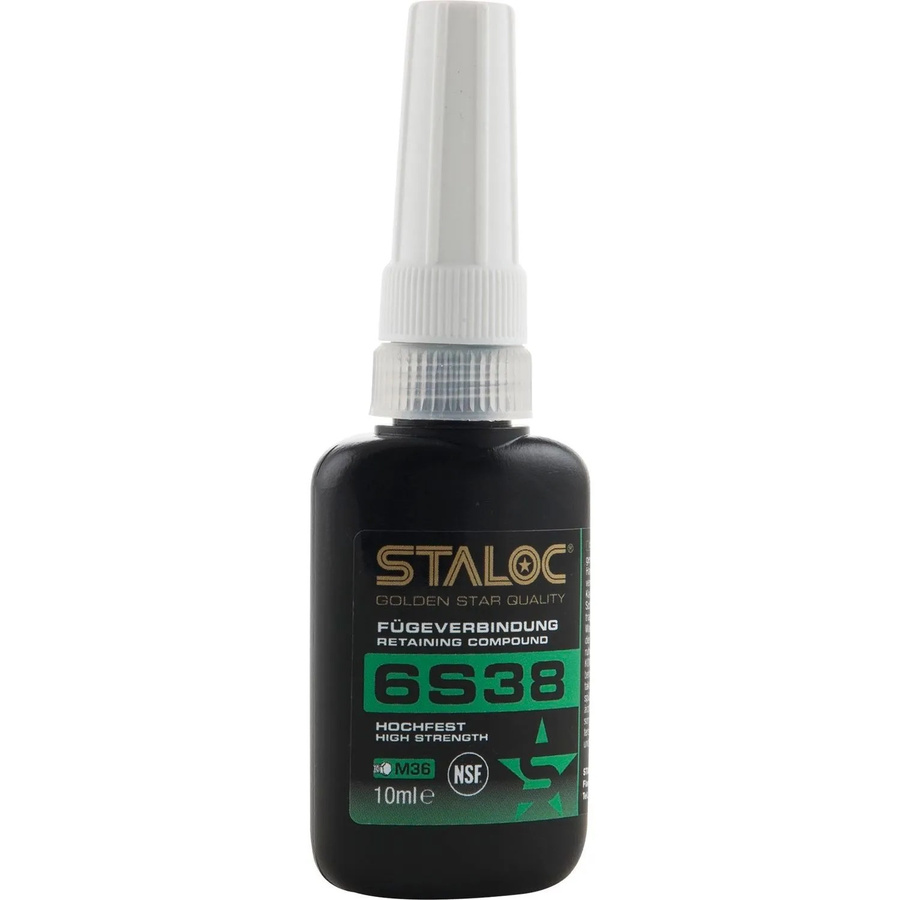 Staloc Fügeverbindung 6S38 Hochfest Grün 10 ml für Schraubverbindungen bis M36 - Bild 2
