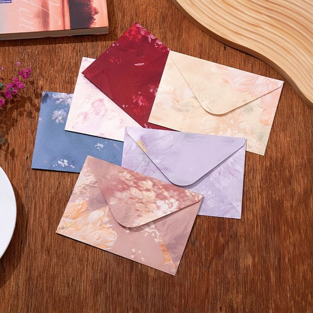 20-teiliges Einladungsset Frühlings-Wolken- und Träume-Design mit Vintage-Umschlägen im ästhetischen chinesischen Stil, mehrfarbig - Bild 1