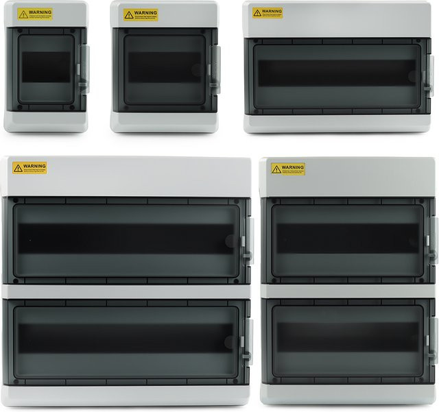 GO-E Wasserdichter Verteilerkasten HS-Serie aus ABS Kunststoff IP65 Outdoor Gehäuse für elektrische Schalter und Anschlussdosen - Bild 1