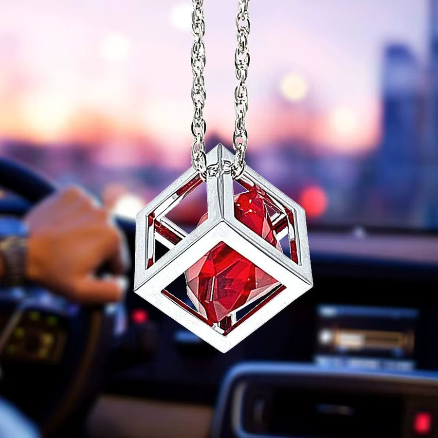 DSYCAR Auto Anhänger Kristalle Cube, Unisex - Bild 4