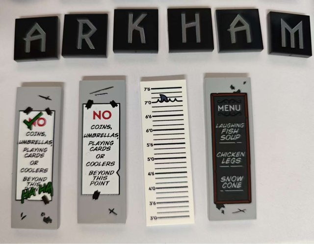LEGO Zubehör, Baustein-Flachdruckprodukt, 63-teiliges Set, Bunt / Mehrfarbig - Bild 1