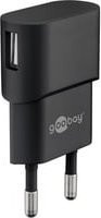 goobay USB-Ladegerät 1 A (5W) schwarz - Bild 1