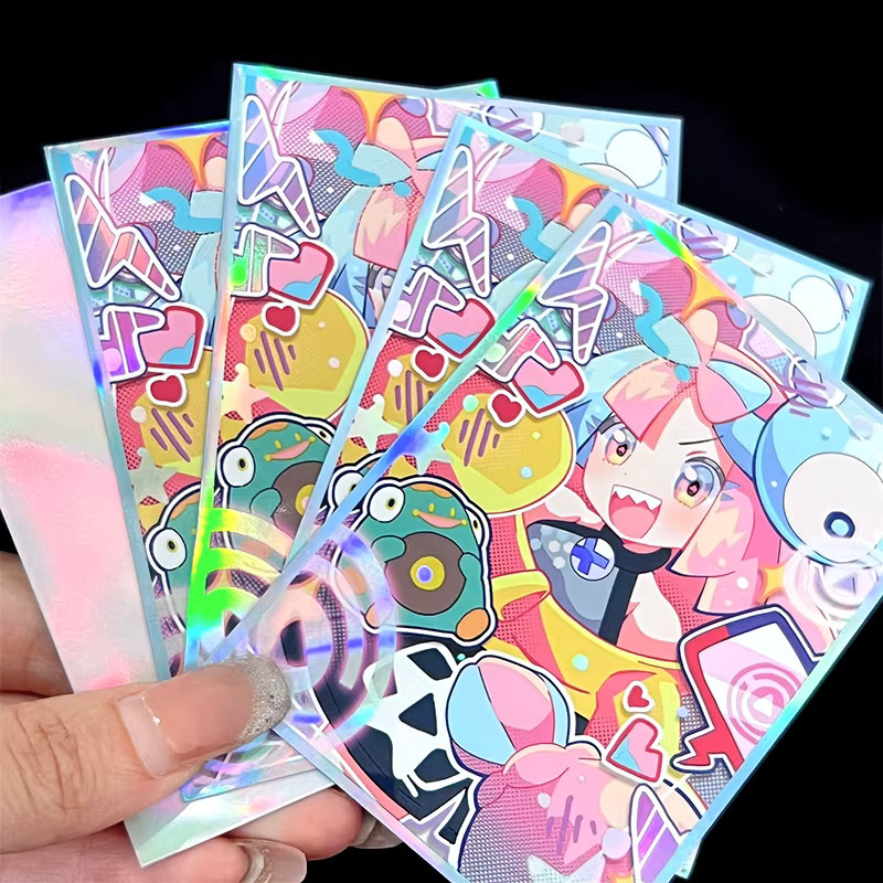Pokemon Anime Girl Kartenhüllen Laser Shine Pink 60er Set - Bild 5