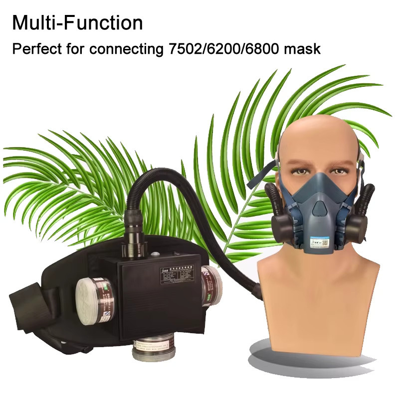ELESESAFE Universal-Atemschlauch 40mm aus Gummi in Schwarz für Gasmasken Modell 6200 7502 6800 - Bild 3