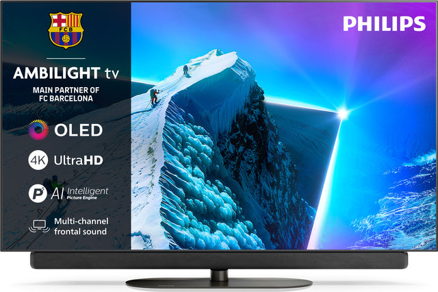 Philips 42OLED901/12 OLED TV in Schwarz, 106 cm (42 Zoll), 4K Ultra HD, Smart-TV mit 144 Hz, Sprachsteuerung, Wi-Fi und Bluetooth - Bild 1