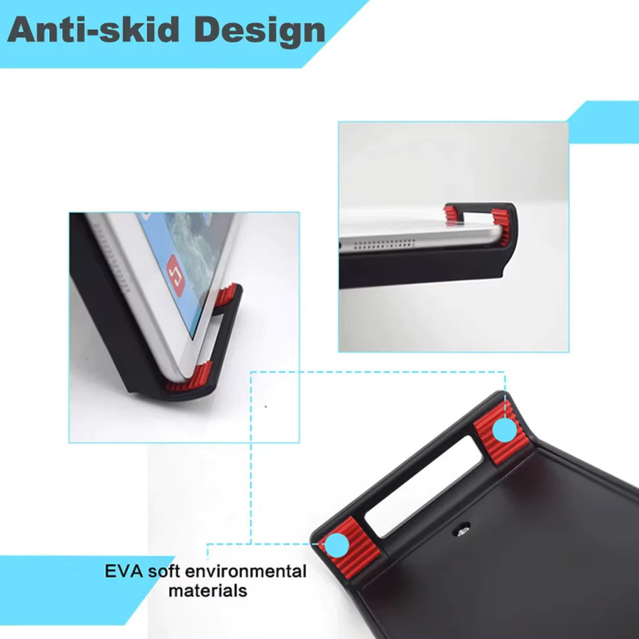 Homhu Auto Rücksitz Kopfstütze Tablet Halterung für iPad und Samsung Mipad in Schwarz - Bild 2