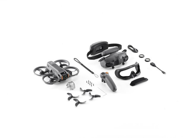 DJI Avata 2 Fly More Combo FPV Race Copter in Grau mit Action Camera - Bild 1