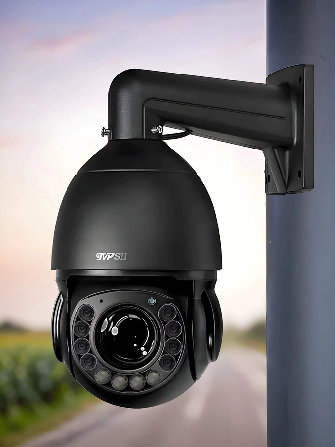 TVPSii Speed PTZ Dome IP-Kamera in Schwarz mit 4K 8 MP Auflösung, 90X Zoom und Laser-Infrarot-Autotracking sowie Audioüberwachung und Wi-Fi - Bild 5