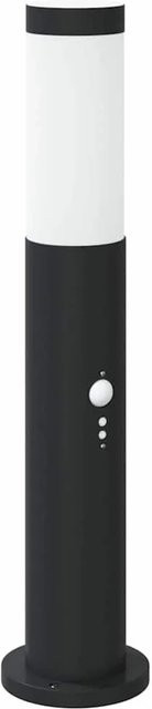 vidaXL Pollerleuchte mit Bewegungssensor aus Edelstahl in Silber, Höhe: 50 cm, IP44, E27 - Bild 1