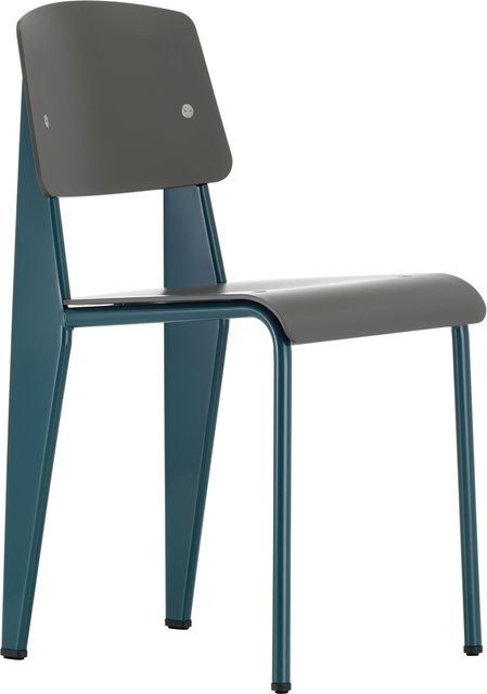 Vitra Standard Sp Stuhl in Blau mit ASA-Kunststoff und Metall in matt - Bild 1