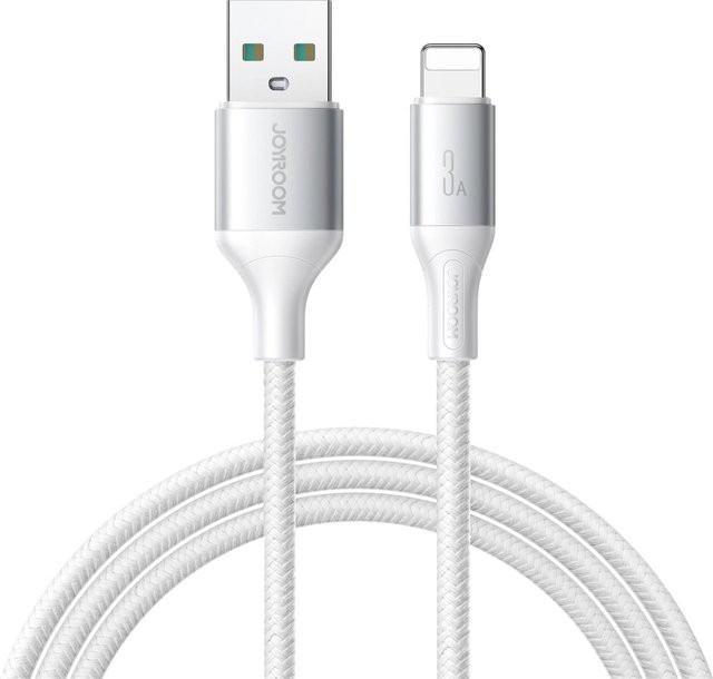 Joyroom USB-A auf Lightning Daten- und Ladekabel Flash S-A28, 18W, Weiß, 2m - Bild 1