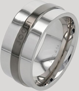 Joop! Ring Edelstahl, Silber, Herren, Ringgröße 62 - Bild 1