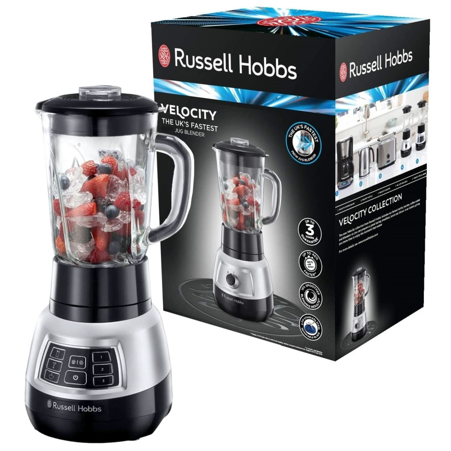 Russell Hobbs Velocity Pro Glas Standmixer in Silber - Bild 1
