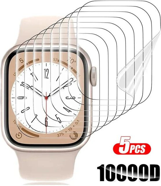 Apple Displayschutzfolie Hydrogelfolie, Silikon, transparent, Unisex - Bild 1