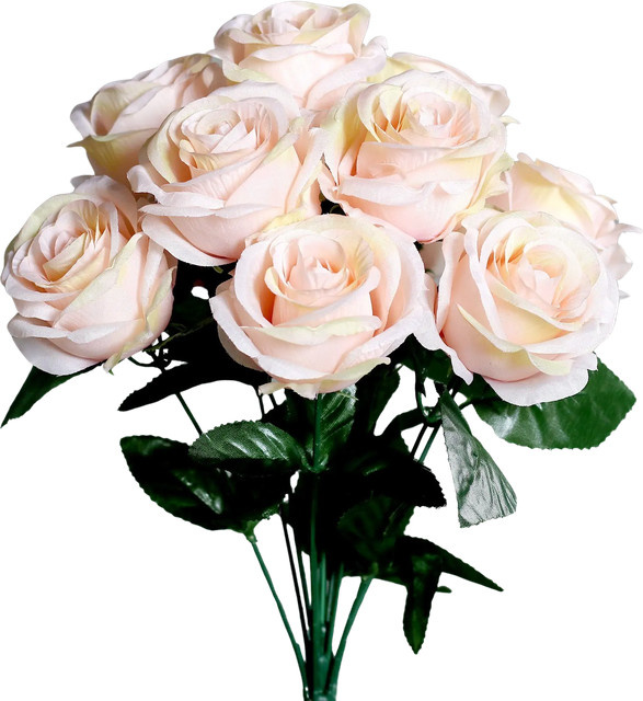Künstlicher Rosenstrauß Cleopatra von Aplanta mit 11 Blüten, Höhe: 40 cm - Bild 1