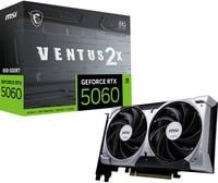 MSI GeForce RTX 5060 VENTUS 2X OC 8G Grafikkarte in Schwarz mit DisplayPort und HDMI - Bild 1