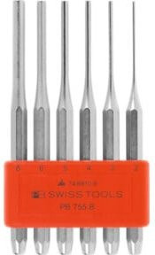PB Swiss Tools Splintentreiber-Satz in Silber, 6-teilig, aus Edelstahl - Bild 1