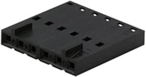 Molex Buchsengehäuse-Kabel Schwarz, 18 Polzahl, Rastermaß: 2.54mm, 50579218 - Bild 1