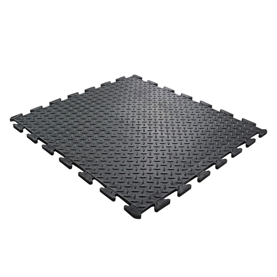 PROREGAL Anti-Ermüdungs-Gummifliese Zentralstück, Schwarz, B/T: 80 x 70 cm, Höhe: 1,2 cm - Bild 2